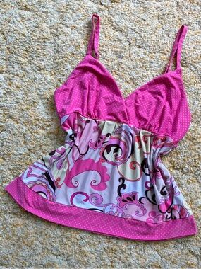 Pink Paisley Fairy Tank Top